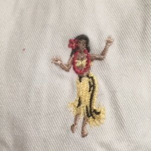 J crew favorite fit hula girl cropped pants